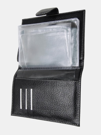 Фото Бумажник водителя кожа Jimio черный ОВД-230-1510 от производителя, с доставкой по Хабаровску