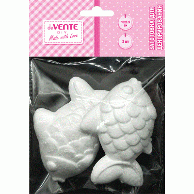 Фото Набор из пенополистирола deVENTE Рыбки 100x39мм 2 шт 8003935 от производителя, с доставкой по Хабаровску