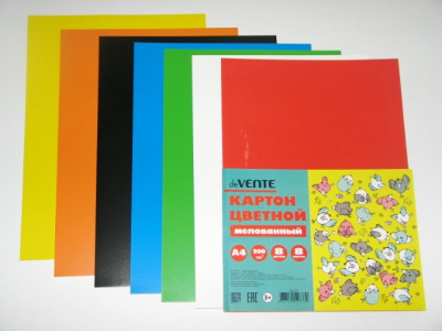 Фото Набор цв картона А4 8л 8цв мелованный deVENTE Birds 8040782 от производителя, с доставкой по Хабаровску