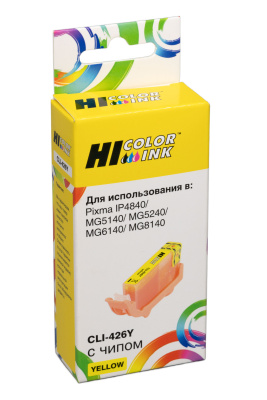 Картридж Hi-Black (HB-CLI-426Y) для Canon PIXMA MG5140/5240/6140/8140, Y