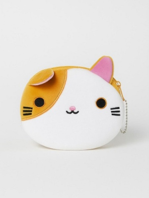 Фото Кошелек плюшевый Smiling cat brown CY022 от производителя, с доставкой по Хабаровску