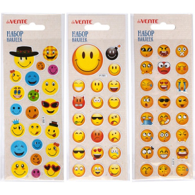 Фото Наклейки deVENTE Emoji 17х7 8004199 от производителя, с доставкой по Хабаровску