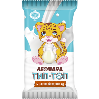 Шоколад молочный Леопард Тип-Топ 15г