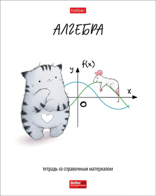 Фото Тетрадь 48л А5 клетка Приключения кота Пирожка Алгебра 48Т5Вd1_33031 от производителя, с доставкой по Хабаровску