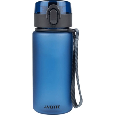 Бутылка для напитков 400мл deVENTE пластиковая с диффузором синяя 8090329