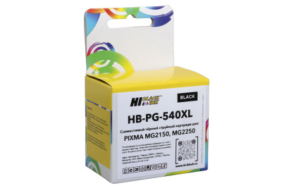 Картридж Hi-Black (HB-PG-540XL) для Canon PIXMA MG2150/2250, Bk