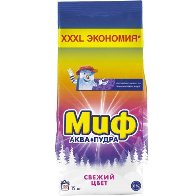 Стиральный порошок МИФ АВТОМАТ 15кг Свежий цвет 1942065