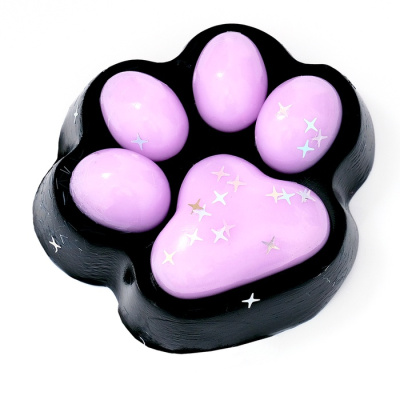 Фото Мялка-антистресс Кошачья лапка черная 10843342 от производителя, с доставкой по Хабаровску