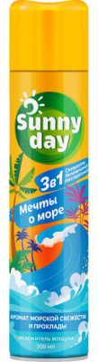 Освежитель воздуха Sunny Day 300мл Мечты о море Г1671