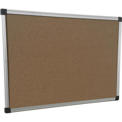 Фото Доска пробковая 90х120см алюминиевая рамка deVENTE 6030302 от производителя, с доставкой по Хабаровску