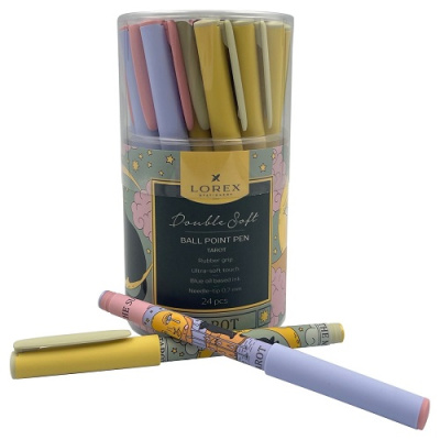 Фото Ручка шар 0,5 синяя с грипом игольчатый узел LOREX TAROT Double Soft LXOPDS-TRT  от производителя, с доставкой по Хабаровску