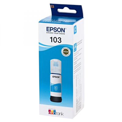 Контейнер с чернилами для Epson L3100/3101/3110/3150, голубой, (О), C13T00S24A