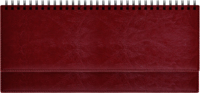 Фото Планинг 2026 Lamark Birmingham бордо, 128 стр., с прошивкой по периметру, белый блок от производителя, с доставкой по Хабаровску
