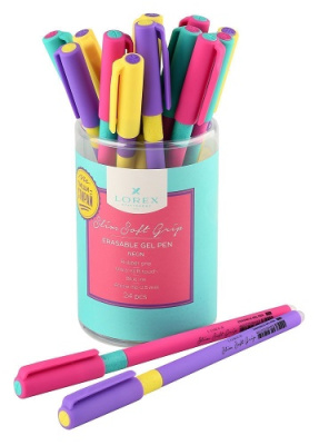 Фото Ручка гел. 0,5 синяя Пиши-стирай LOREX NEON Slim Soft Grip LXEPSSG-NN4 от производителя, с доставкой по Хабаровску