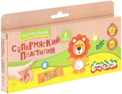 Фото Пластилин 6цв 180г Каляка-Маляка супермягкий ПКМ06-М от производителя, с доставкой по Хабаровску