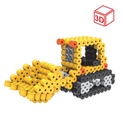 Фото Термомозайка Hobbius Бульдозер 3D TLS-02 №11 от производителя, с доставкой по Хабаровску