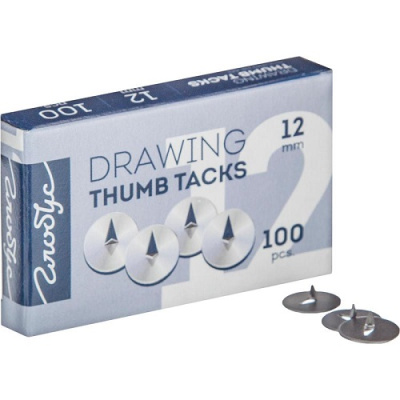 Фото Кнопки канцелярские 12мм 100шт Globus К12-100/4132701 от производителя, с доставкой по Хабаровску