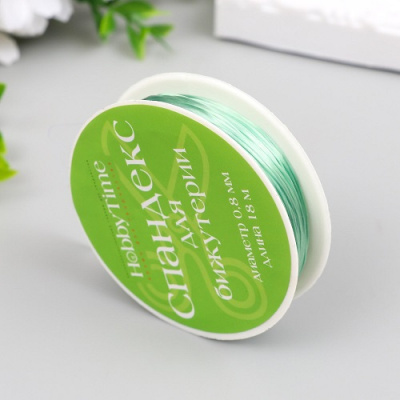 Фото Спандекс Hobby time d-0,8мм 18 м зелёный 7082279 / 2-477/05 от производителя, с доставкой по Хабаровску