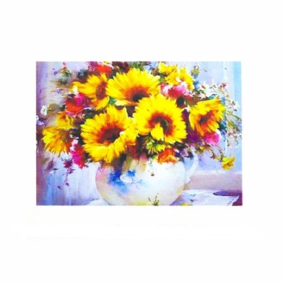 Фото Картина по номерам 20х30см Подсолнухи в вазе AL10973 от производителя, с доставкой по Хабаровску