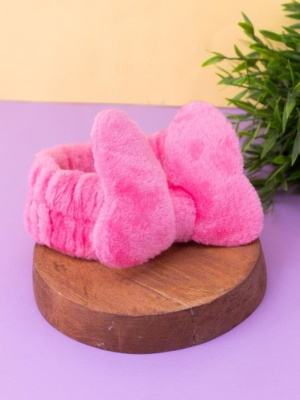 Повязка на голову GIRLY Бабочка розовая 3429187