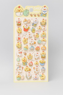 Фото Наклейки объемные Wind-up duck YT-EA334 от производителя, с доставкой по Хабаровску