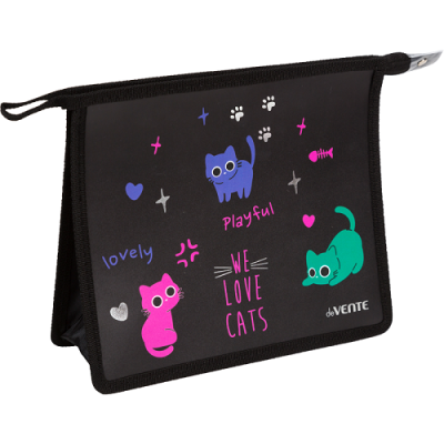 Фото Папка для тетрадей А5 на молнии deVENTE Funny Cats 8056549 от производителя, с доставкой по Хабаровску
