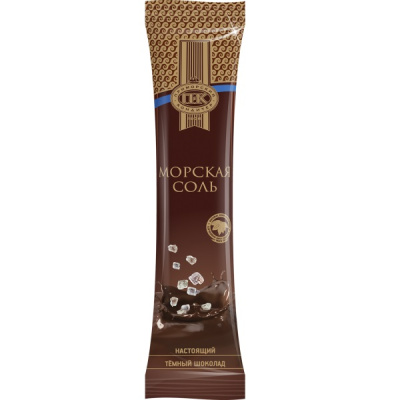 Шоколад темный Приморский кондитер с морской солью 15г