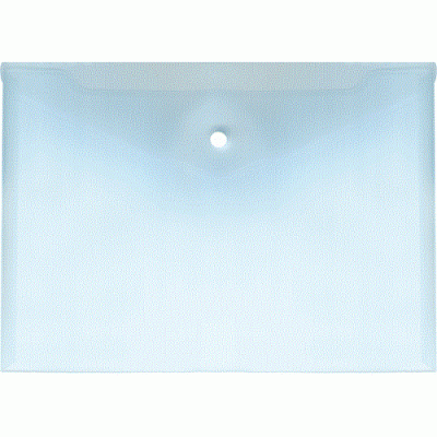 Фото Папка-конверт на кнопке А4 (330x240мм) 180мкм deVENTE прозрачный 3071405 от производителя, с доставкой по Хабаровску