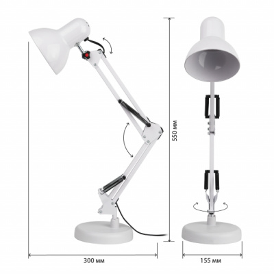 Фото Светильник ЭРА N-214-E27-40W-W белый от производителя, с доставкой по Хабаровску