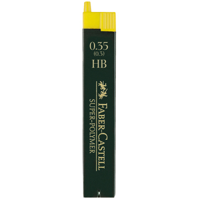 Фото Стержни графитные 0,35мм HB 12шт Faber-Castell Super-Polymer 120300 от производителя, с доставкой по Хабаровску