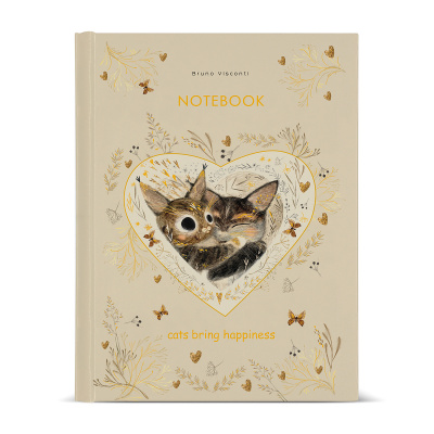 Фото Тетрадь 80л А5 клетка на кольцах со сменным блоком КОТИКИ ПРИНОСЯТ СЧАСТЬЕ 7-80-634/06  от производителя, с доставкой по Хабаровску