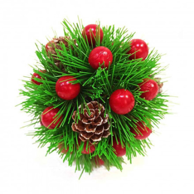 Фото Шар декоративный с ягодами D-13см 51938 от производителя, с доставкой по Хабаровску