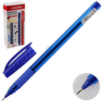 Фото Ручка шар 0,7 синяя с грипом игольчатый узел deVENTE Triolino Translucent 5073842 от производителя, с доставкой по Хабаровску