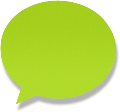 Фото Липкий блок 66х72мм 50л Диалог фигурный зеленый неон LAMARK SN0141-GN от производителя, с доставкой по Хабаровску