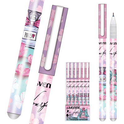 Фото Ручка гел 0,5 синяя игольчатый узел Пиши-стирай deVENTE Perfume 5051434 от производителя, с доставкой по Хабаровску