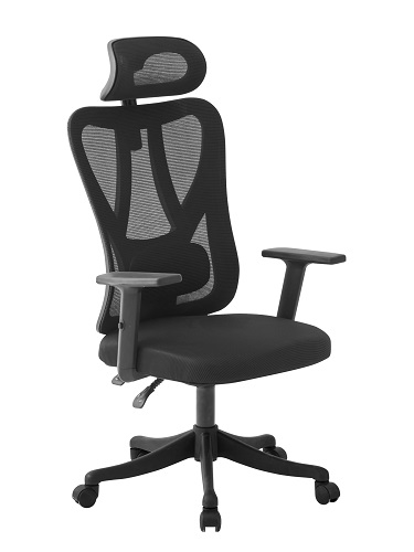 Кресло Creslan ZTВС-5 черный сетка/ткань