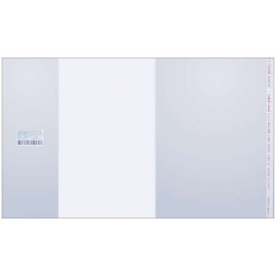 Фото Обложка д/тетрадей и дневников 215х360мм 80мкм прозрачная универс липким слоем 215.1/229344 от производителя, с доставкой по Хабаровску