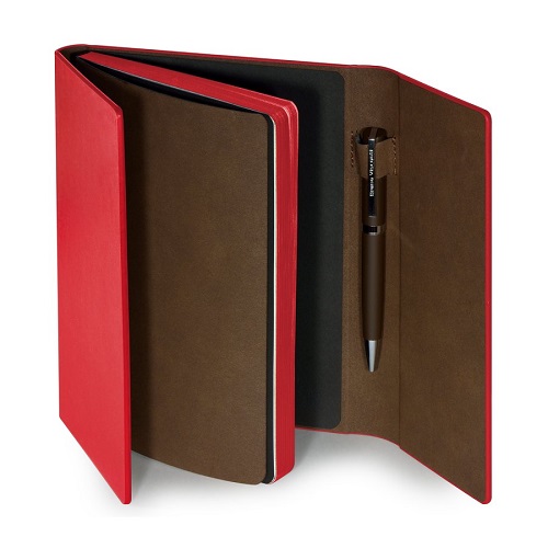 Фото Ежедневник А5 без дат BrunoVisconti WALTZ 272стр иск кожа красный 3-543/04  от производителя, с доставкой по Хабаровску