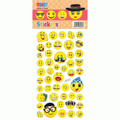 Фото Наклейки deVENTE Emoji 16х9 8002129 от производителя, с доставкой по Хабаровску