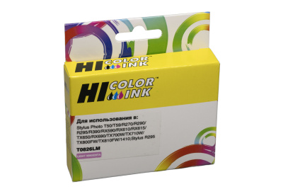 Картридж Hi-Black (HB-T0826) для Epson Stylus R270/295/390/RX590/T50, LM