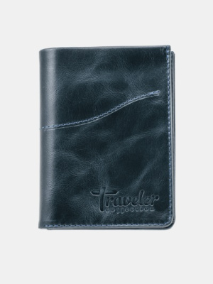 Фото Бумажник водителя кожа Mitto синий ОВД-228-1940 от производителя, с доставкой по Хабаровску