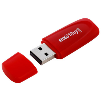 Фото Флэш-накопитель 32Gb SMARTBUY Scout красный SB032GB2SCR от производителя, с доставкой по Хабаровску
