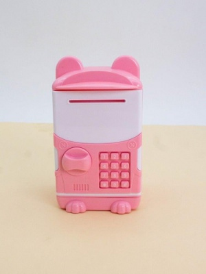 Фото Копилка-сейф пластиковая Cute animal pink 146-666-2 от производителя, с доставкой по Хабаровску