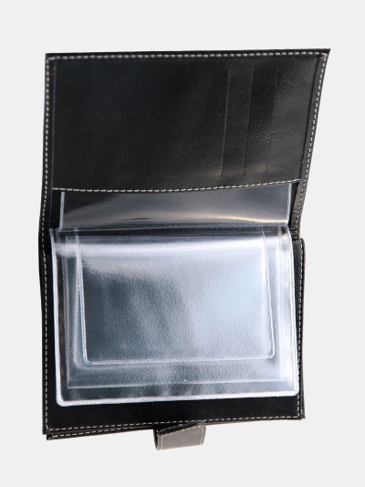 Фото Бумажник водителя кожа Jimio черный ОВД-230-1010 от производителя, с доставкой по Хабаровску