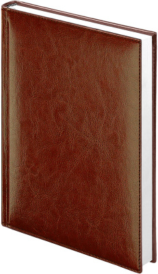 Фото Ежедневник 2026 Lamark Birmingham A5 коричневый, 352 стр., искусственная кожа, белый блок, прошивка  от производителя, с доставкой по Хабаровску