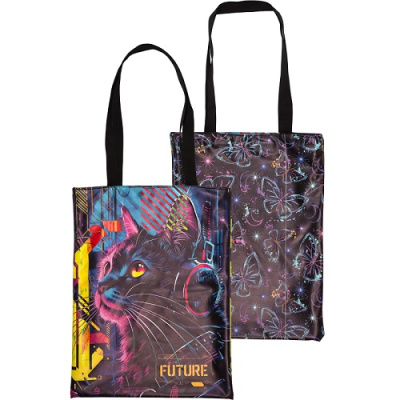 Фото Сумка-шоппер deVENTE Label Cyber Cat 34х44см 7046537 от производителя, с доставкой по Хабаровску