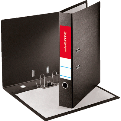 Фото Папка-регистратор 75мм А3 PVC+PVC deVENTE черная 3092800 от производителя, с доставкой по Хабаровску