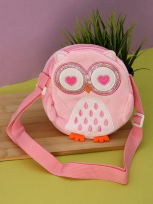 Сумочка плюшевая Pink owl 80P-012