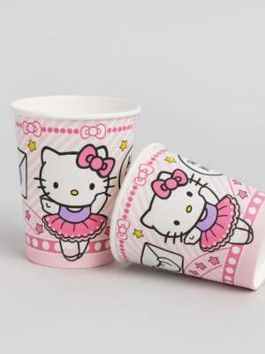 Фото Набор бумажных стаканов 6шт Hello Kitty 312870 от производителя, с доставкой по Хабаровску