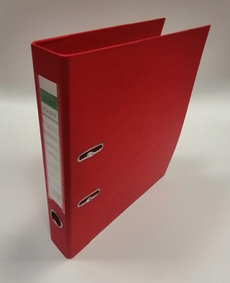 Фото Папка-регистратор 50мм PVC+PVC ALBA RADO красная 553E от производителя, с доставкой по Хабаровску